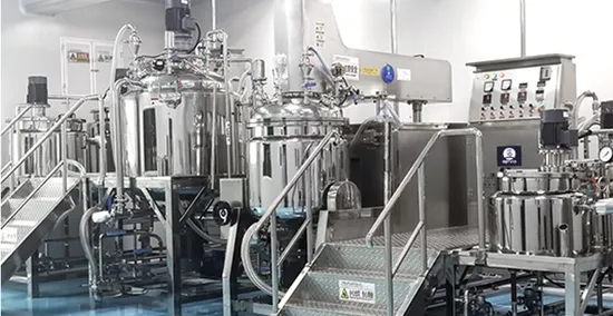 Vacuum Emulsifying Mixer Machine Tomato Paste Cream Lotion Ketchup Mayonnaise Mixing Making Machine Sleeping Mask Production Tank