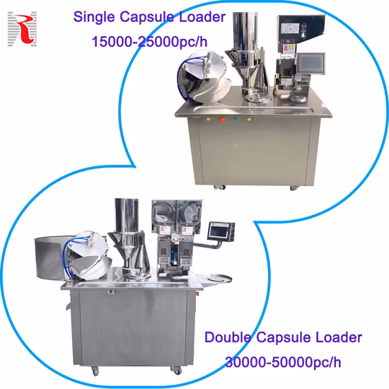 in Stock 3 Year Warranty Semi-Automatic Pharmaceutical Pill Powder Filler Pellets Pellets Hard Gelatin Capsule Filling Machine