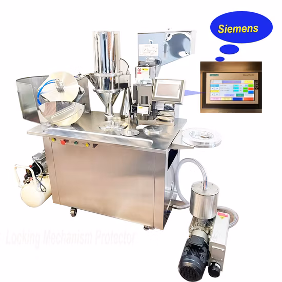 in Stock 3 Year Warranty Semi-Automatic Pharmaceutical Pill Powder Filler Pellets Pellets Hard Gelatin Capsule Filling Machine