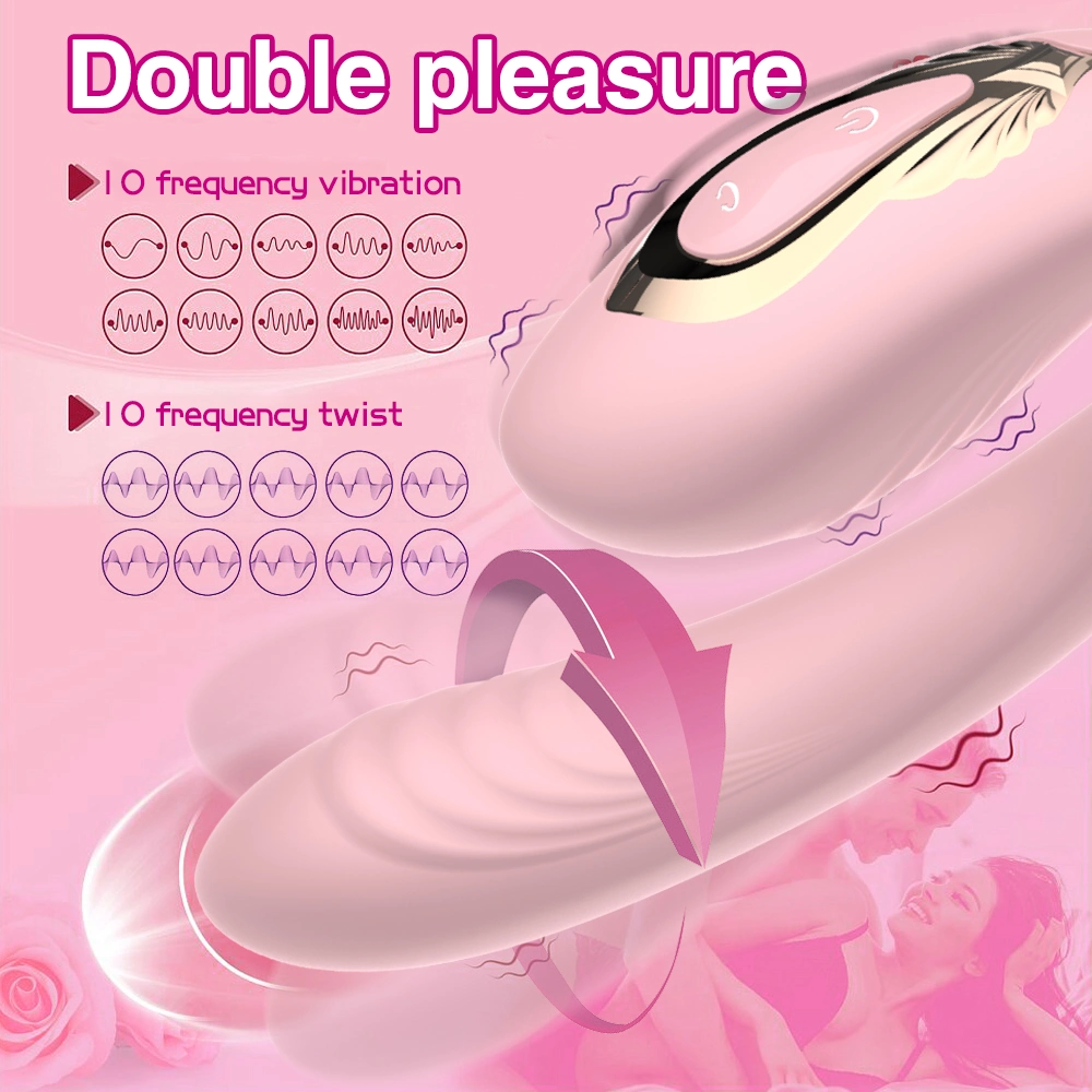 Cute Rabbit Couple Vibrator Waterproof China Adult Sex Toys for Female