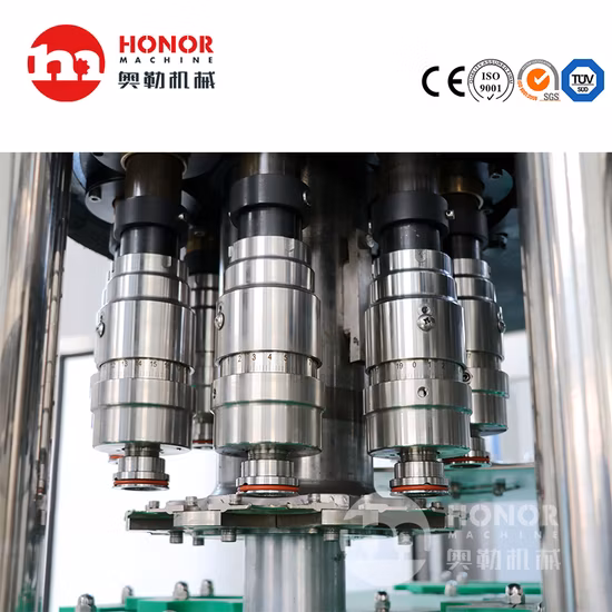 Machine de remplissage de bouteilles de soda pour boissons gazeuses Coca-Cola 1000 Bph / 2000 Bph / 3000 Bph / 5000 Bph / 6000 Bph