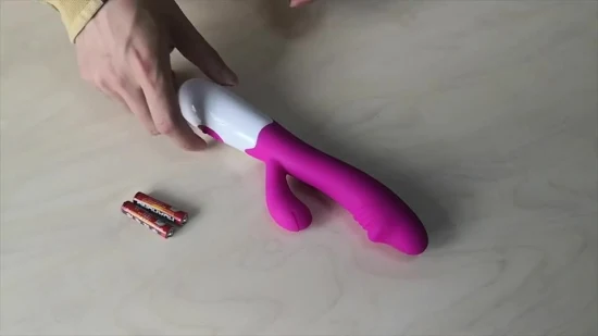 États-Unis Entrepôt Vente Chaude Réaliste Lapin Vibromasseur 30 Vitesses Mode Sex Toy Gode Clits Nipple Pussy Stimulateur pour Femmes Vibrateur Produits Pour Adultes
