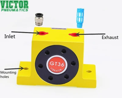 Findeva Vibrators Gt Vibrateur à turbine pneumatique Vibreur à engrenages Vibrateur à bille