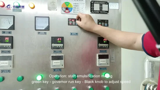 Machine de mélangeur d'onguent de mélangeur de vide émulsifiant à grande vitesse de lotion de la Chine