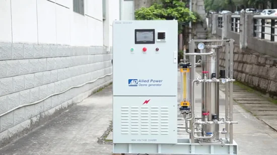 Machine industrielle de génération d'ozone pour le traitement de l'eau et des eaux usées